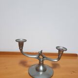 Vintage Pewter Candelabra by Metawa