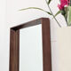 Miroir scandinave en palissandre