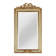Classic baroque rococo mirror, romantically decorated 18th century style frame, France 1950s