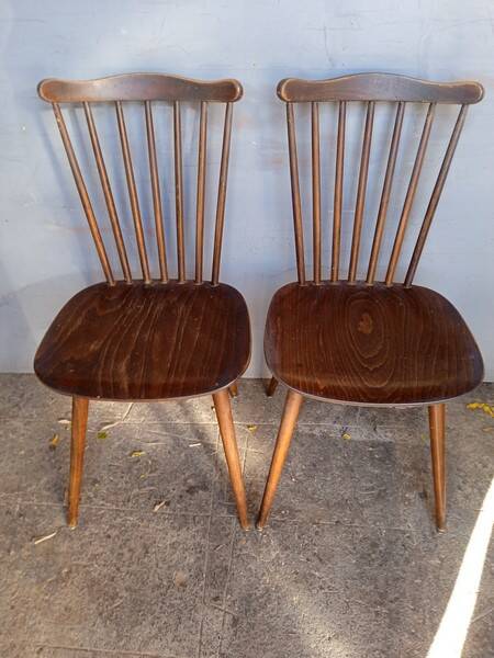Pair of Baumann chairs, Menuet model, 1960/70