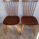 Pair of Baumann chairs, Menuet model, 1960/70