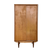 Armoire penderie vintage portes coulissantes