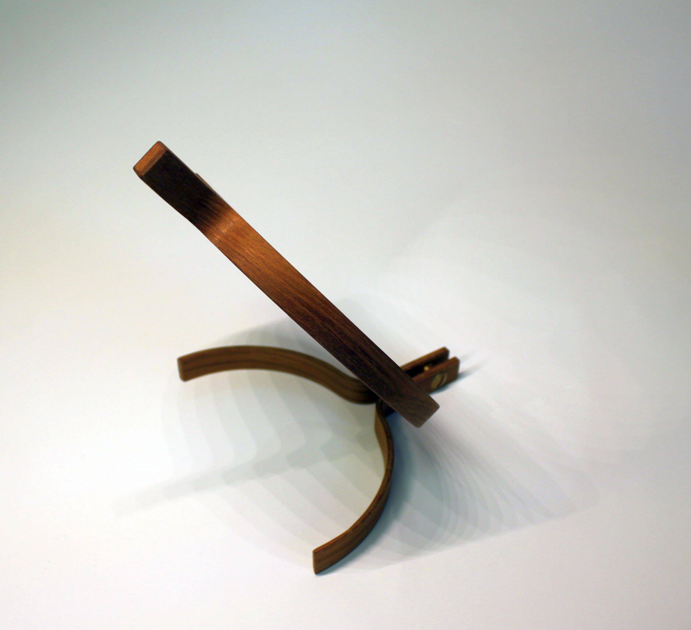 Teak mirror by Bech & Starup for Den Permanent Copenhagen, 1960.