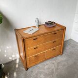 Commode pin années 1980
