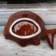 Vintage 1950 empty pocket dish in Vallauris ceramic Fish shape