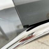 Console chrome et verre fumé 70s