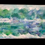 Painting on canvas, signed CH. Prouvost