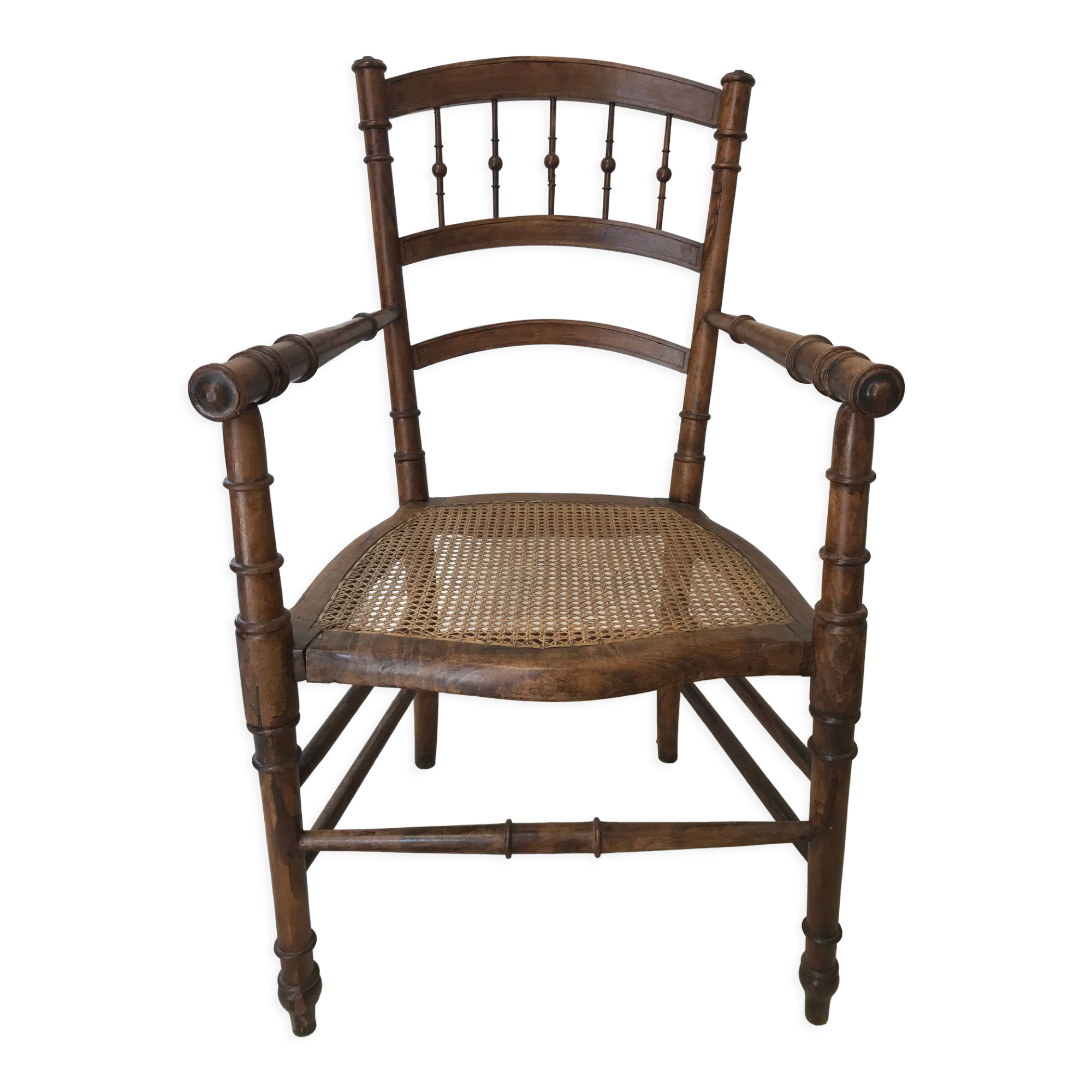 Fauteuil canné Art & Craft Selency