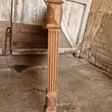 Low walnut headboard