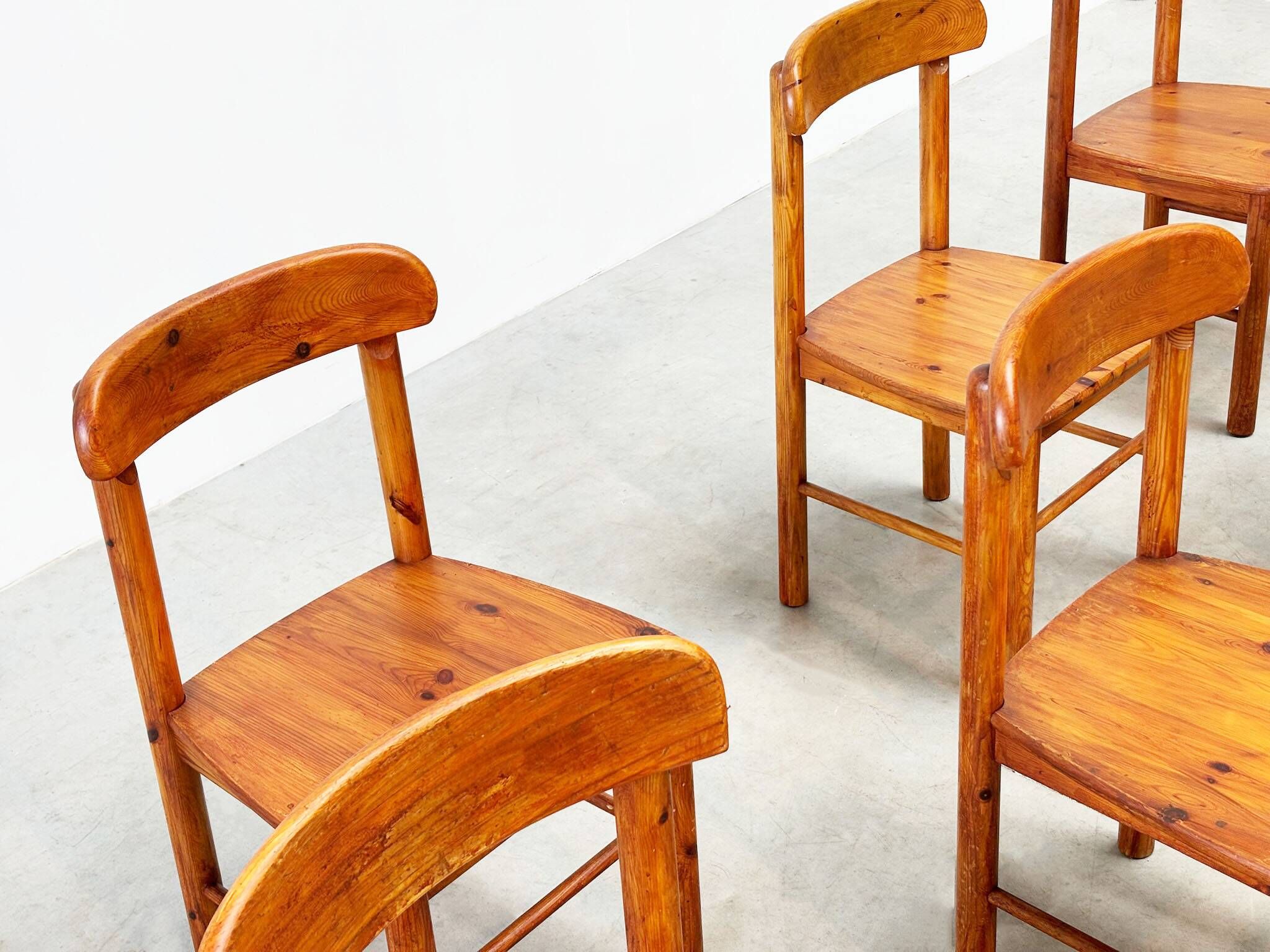 Ensemble de six chaises de salle à manger par Rainer Daumiller