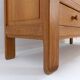 Solid wood chest of drawers in Pierre Chapo style - 1960s