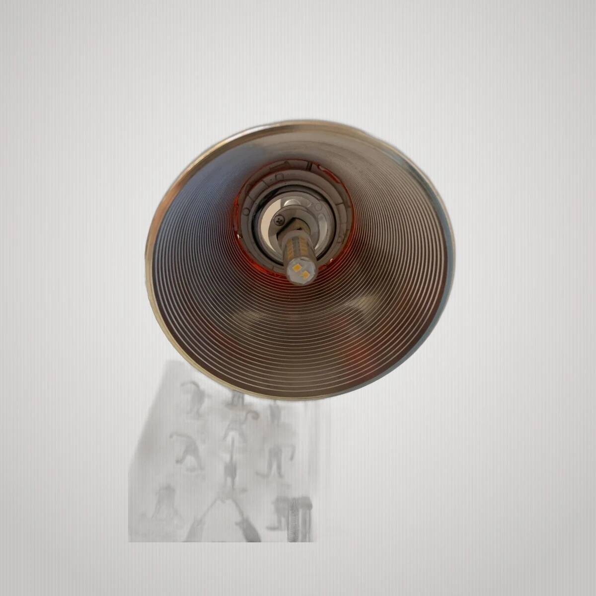 Philippe Starck Archimoon K lamp for Flos 1998 with red collar.