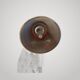 Philippe Starck Archimoon K lamp for Flos 1998 with red collar.