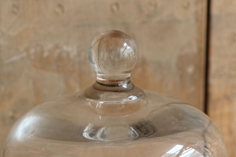 Old glass bell