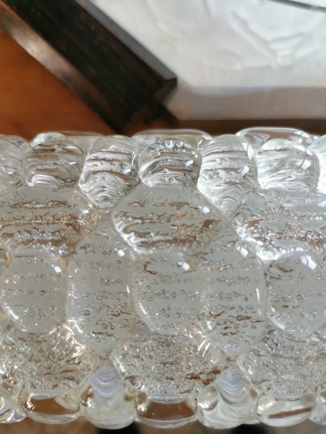 Applique vintage Hustadt leuchten verre Murano 4 feux
