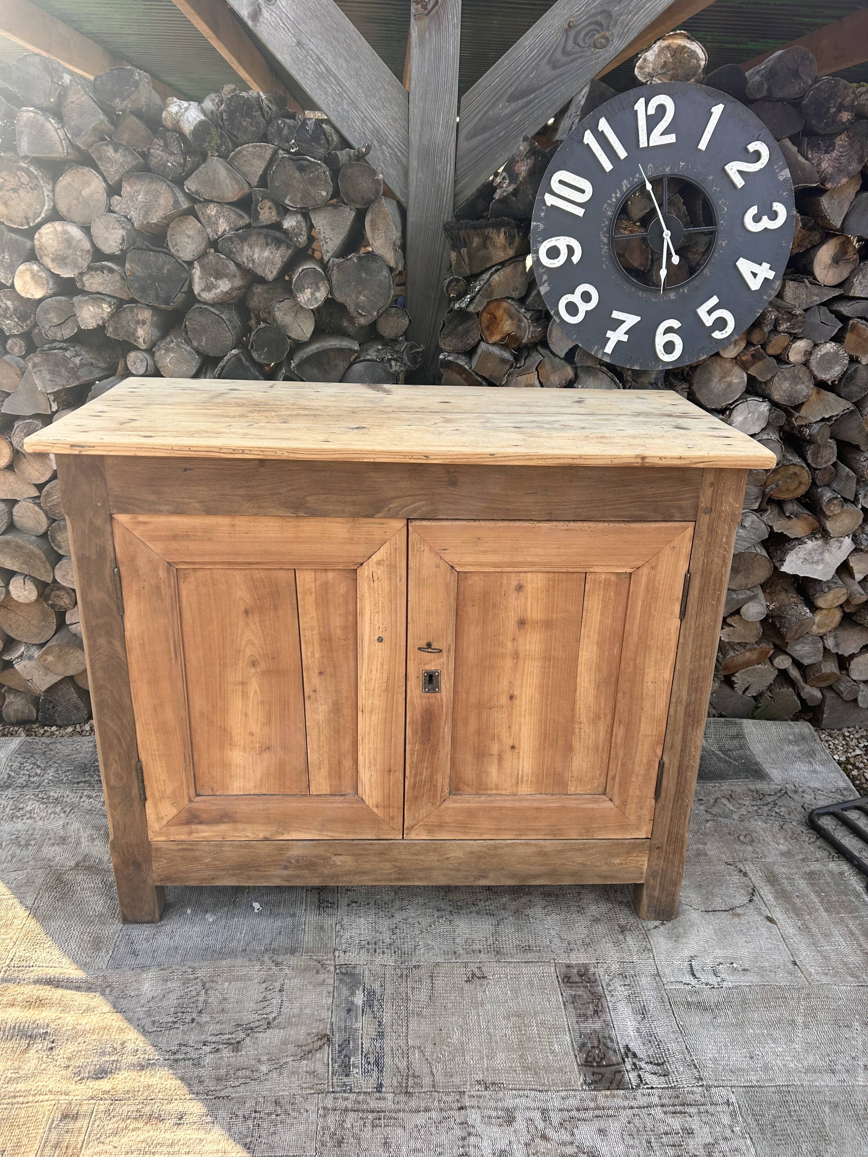 Renovated wooden sideboard