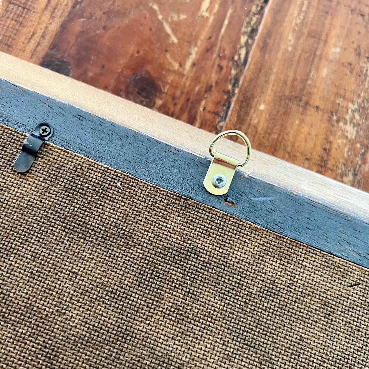 Octagonal golden mirror