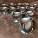 Set of stainless steel spoons