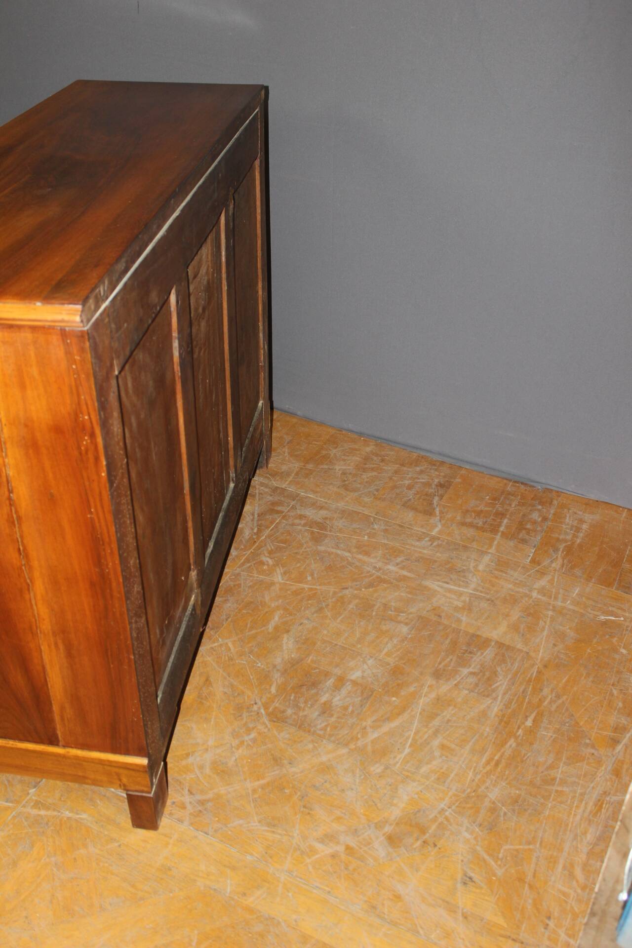 Louis Philippe style walnut sideboard, circa 1900