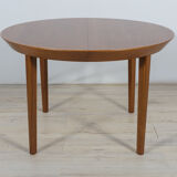 Table extensible en teck du milieu du siècle par Ole Hald pour Gudme Møbelfabrik, années 1970