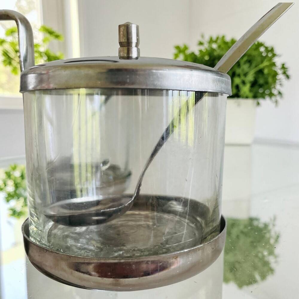 Mid Century Modern rotating condiment caddy set by Twin Bay