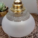 Art Deco style tulip globe portable lamp