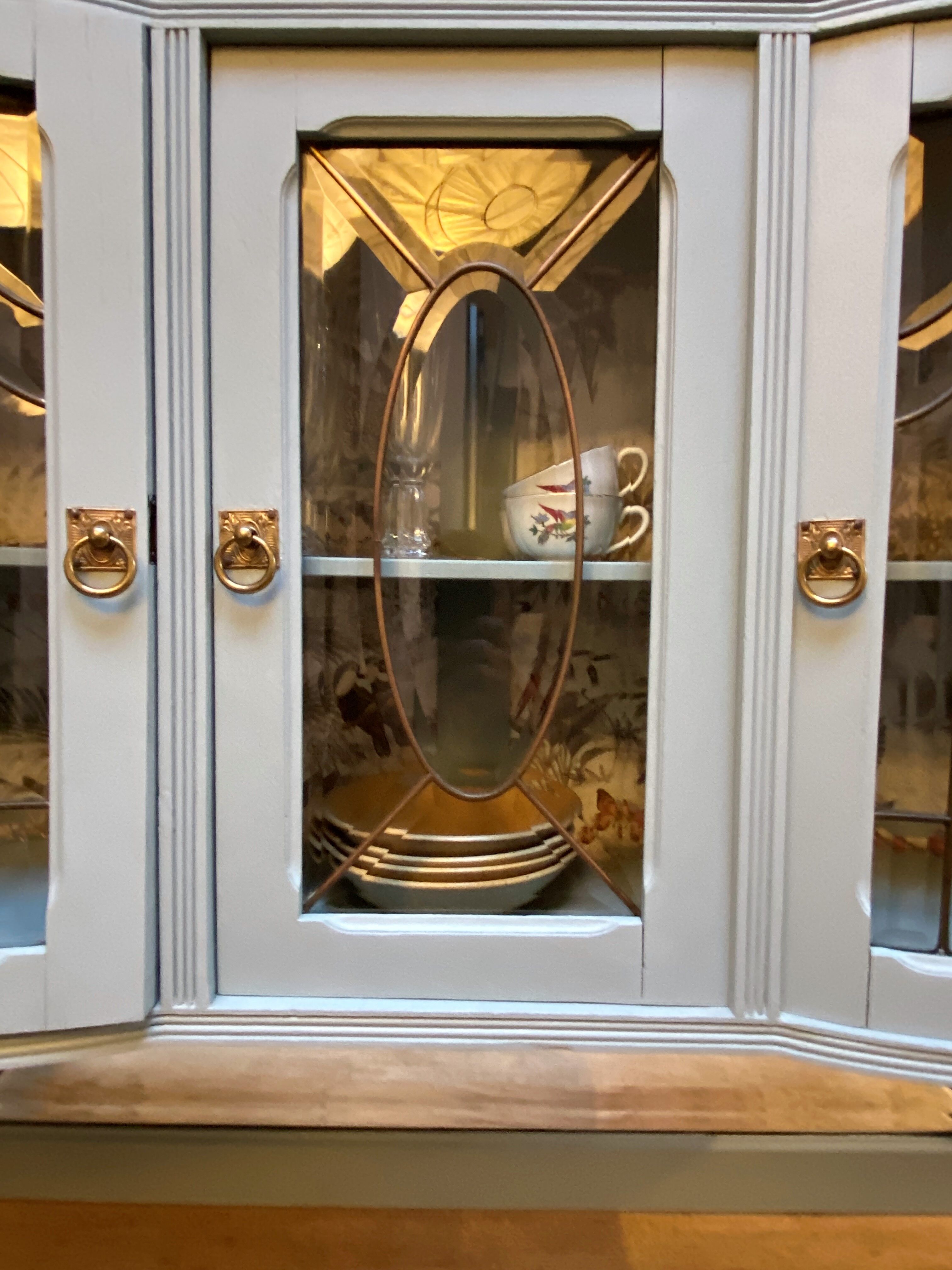 Two-body buffet cupboard