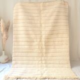 Off-white Beni Ourain Moroccan rug. 100% pure wool, handmade. 245x160cm