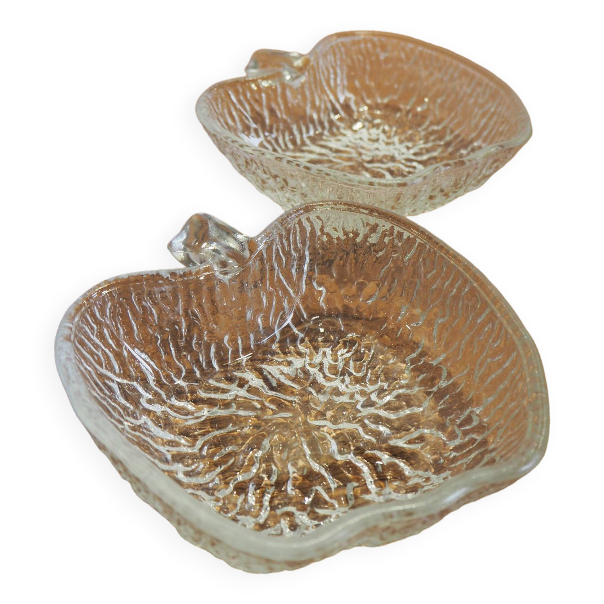 Duo apple-shaped ramekins