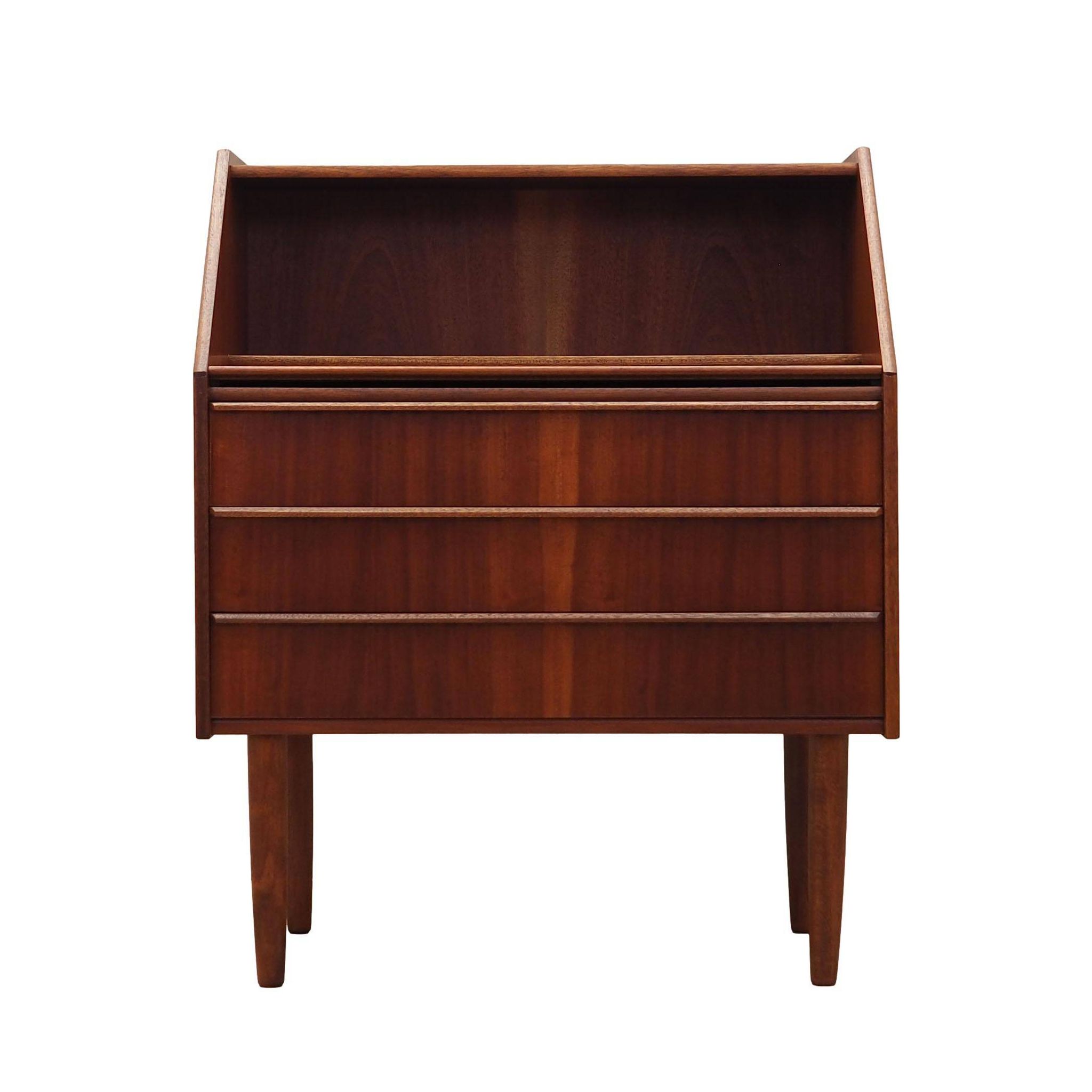 Mahogany secretary, Danish design, 1960s, manufacturer: Hanbjerg Møbelfabrik