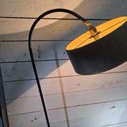 Tripod floor lamp in Matégot style from the 1950s.