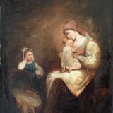 Tableau ancien XIXe siècle