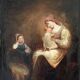 Ancient 19th century painting