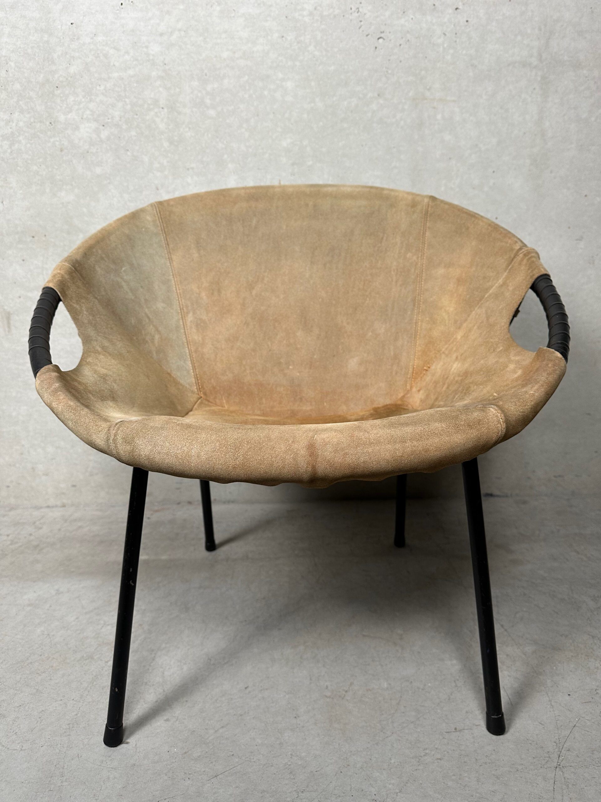 2x vintage balloon chairs – Lusch Erzeugnis – 1960s