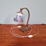 Art Deco desk lamp, signed Le verre Français, 1920s-30s