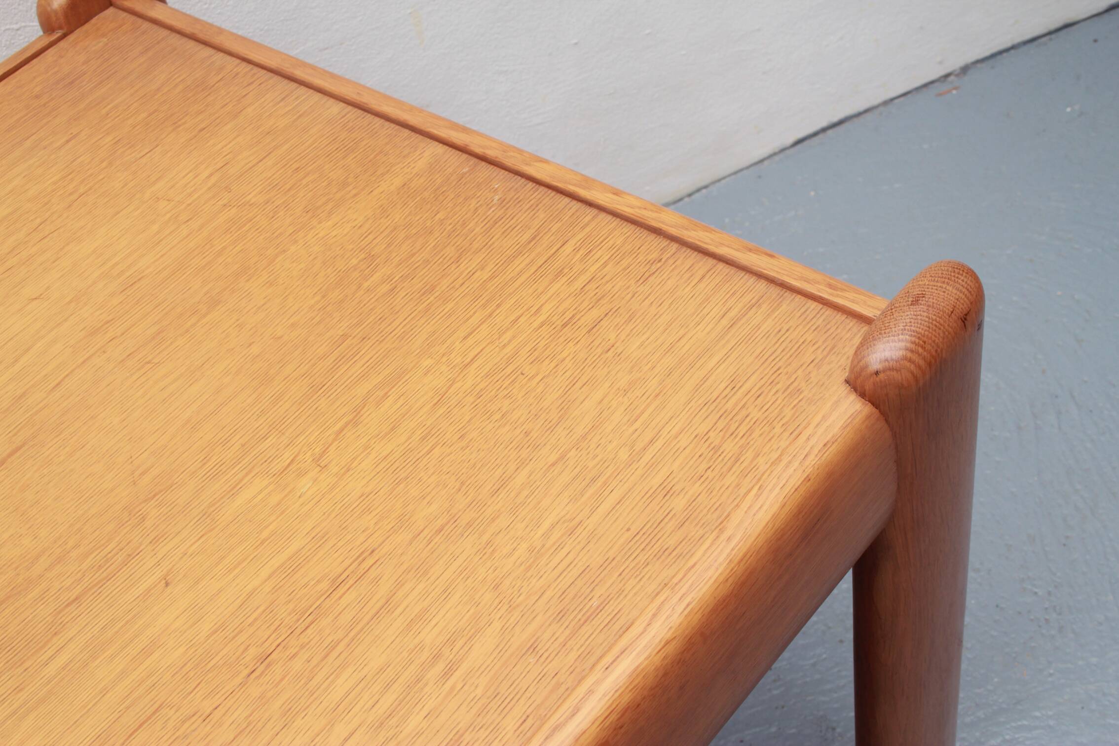 1970s coffeetable in light oak