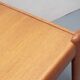 Table basse des années 1970 en chêne clair