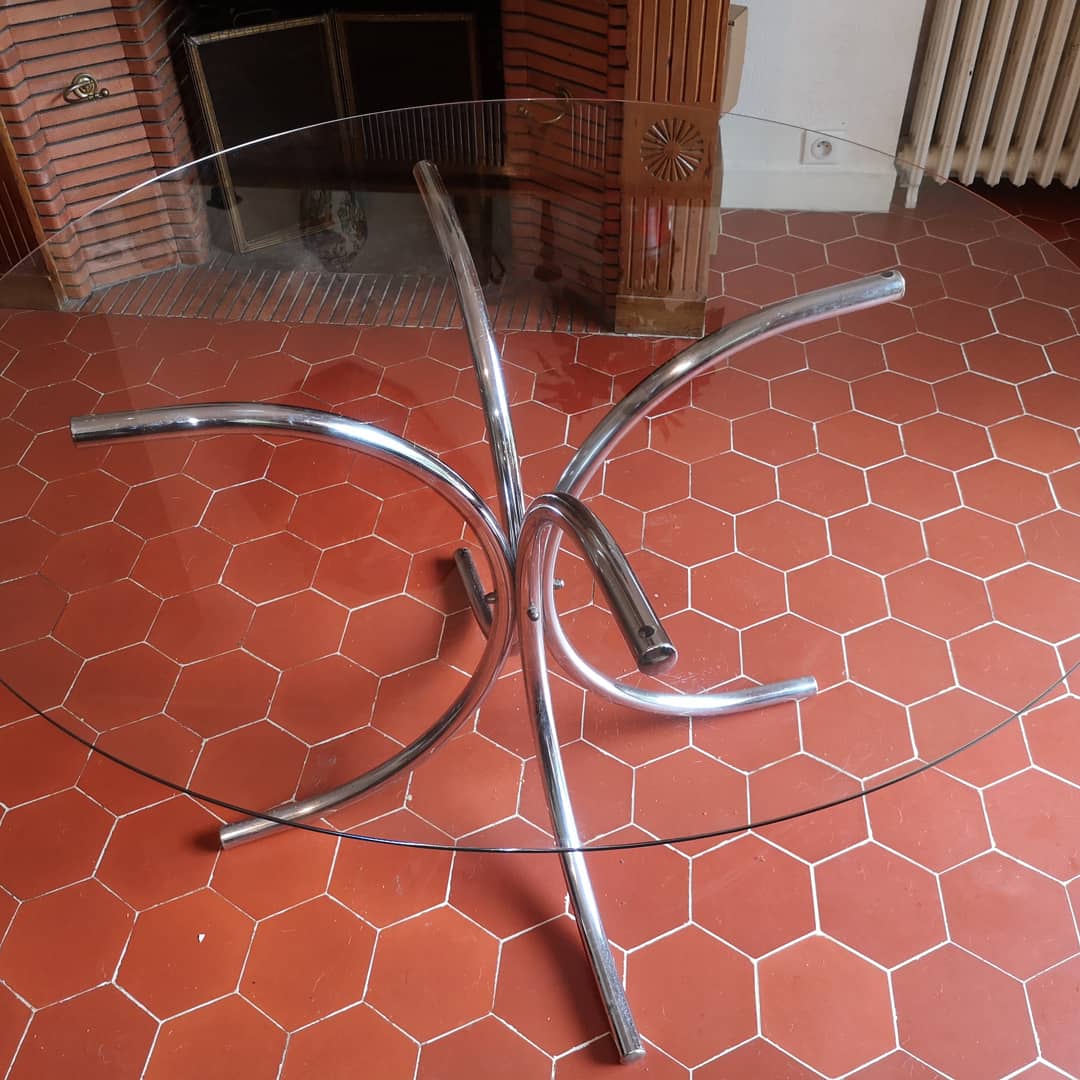 Italian design dining set 70s