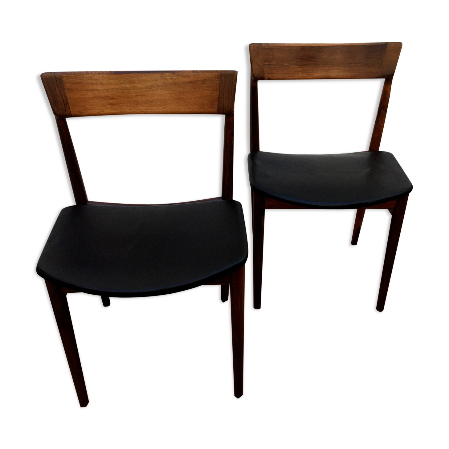 Paire de chaises Henry Rosengren Hansen