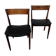 Paire de chaises Henry Rosengren Hansen
