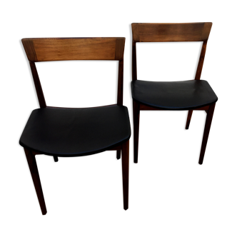 Paire de chaises Henry Rosengren Hansen