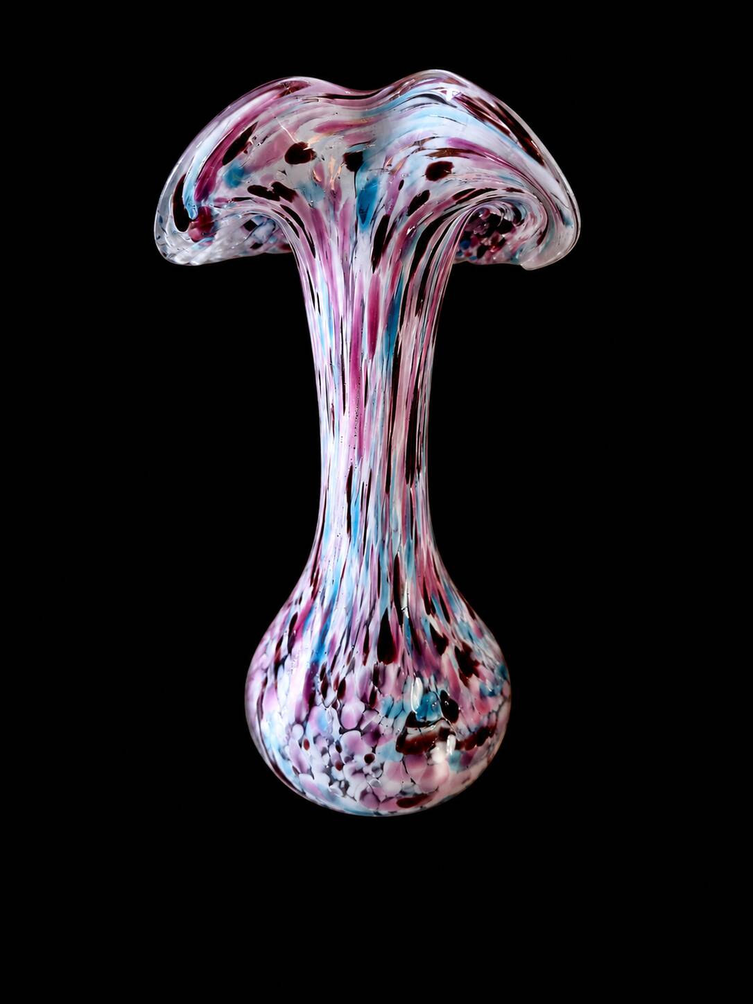 Clichy speckled blown glass vase