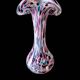 Clichy speckled blown glass vase