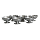6 stainless steel metal cups