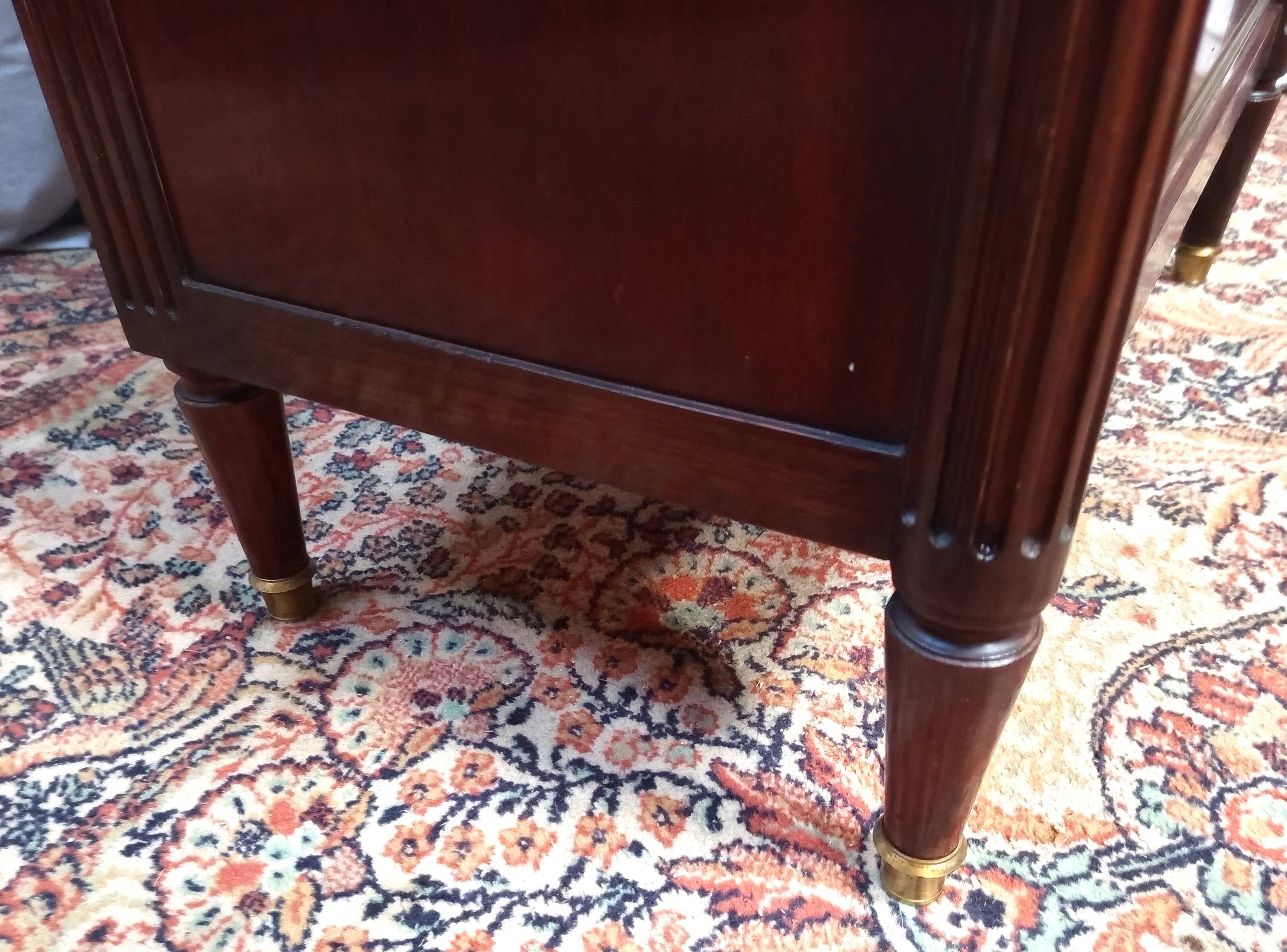 Maurice HIRSH for Maison Jansen Louis XVI style mahogany secretary