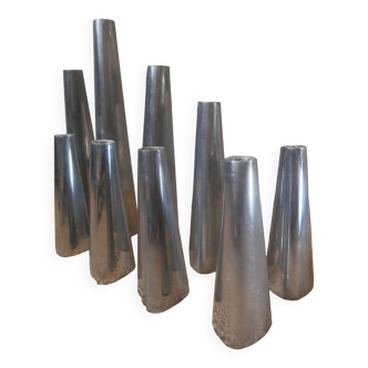 Ehlén Johansson aluminum candle holders ikea contemporary Scandinavian design sculpture accumulation