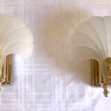Pair of shell sconces