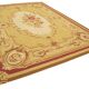 Handmade European Vintage Aubusson Kilim 271 cm x 362 cm