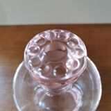 Art deco carafe in pink glass