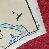 Carte scolaire Rossignol USA URSS, années 60